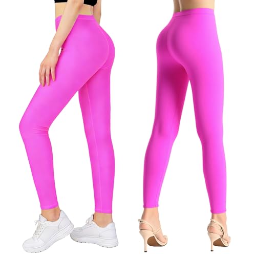 Leggings Rosa für Damen, Party Fashion, für Karneval Mottoparty