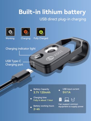 Image of Phone Microscope 200X with LED Light & CPL Filter, Pocket Microscope Camera Attachment for iPhone & Android, No App Needed, STEM Science Gift for Kids, Coin, Jewelry, Plants, Small Objects Inspection
