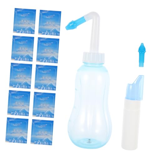 FRCOLOR Botella de Enjuague Nasal Limpiador Nasal Portátil Herramienta de Limpieza para Uso Diario Casa