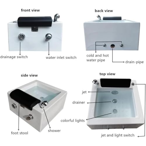 Masajeador para pies con spa y masaje relajante miniatura 7