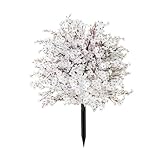 Generisch 2026 Fleurs respiratoires réalistes à planter dans le sol, 55 cm, arrangement vert artificiel (B, taille unique)