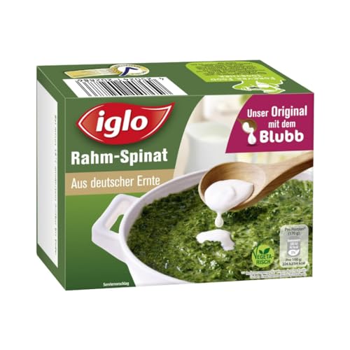 Iglo Rahm-Spinat 170 Gramm x 5 STÜCK [Frischegarantie]