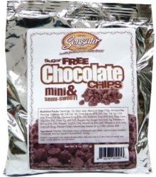 Sensato Sugar Free Chocolate Chips (Drops) 227 g, Diabetic, Low Carb