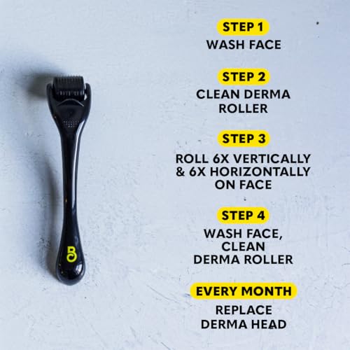 Beard Club Derma Roller & Beard Growth Oil - Microneedling Roller with 540 Needles - image 9