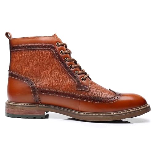 Image of Arkbird Mens Chelsea Boots, Stylish and Comfort Leather Chukka Ankle Boots with Zipper