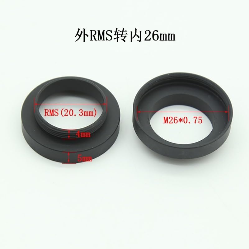 Microscope M25/M26/M27/M42 RMS Thread Adapter Rings Objective Lens Converter Camera Adapters(RMS to 26MM)