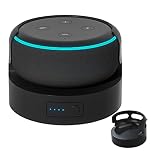 Blanou Echo dot 3 Battery Base, Portable 3rd Gen Mini 2 Battery Base, 10400 mAh 16 Hours Work Time, Black (not including dot speaker)