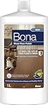 Bona Wood Floor Matt Polish for Hardwood & Wooden Floors, Maintains Natural Low Sheen Finish on Sealed Wood, Parquet & Engineered Floors, Covers up to 50m², 1L