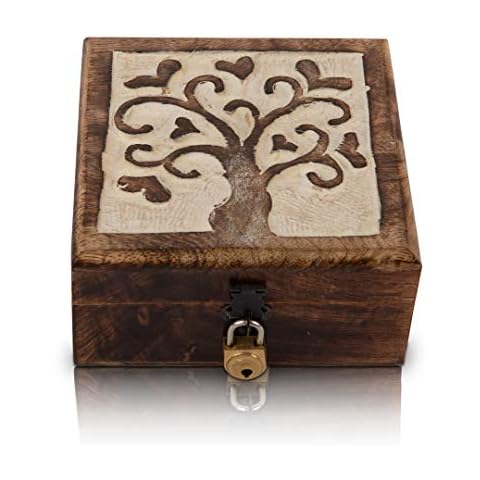 Handmade Wooden Jewelry Box by The Great Indian Bazaar Cover