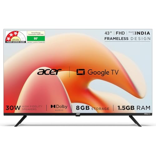 Image of acer 109 cm (43 inches) G Plus Series Full HD LED Smart Google TV AR43FDGGR2841AD