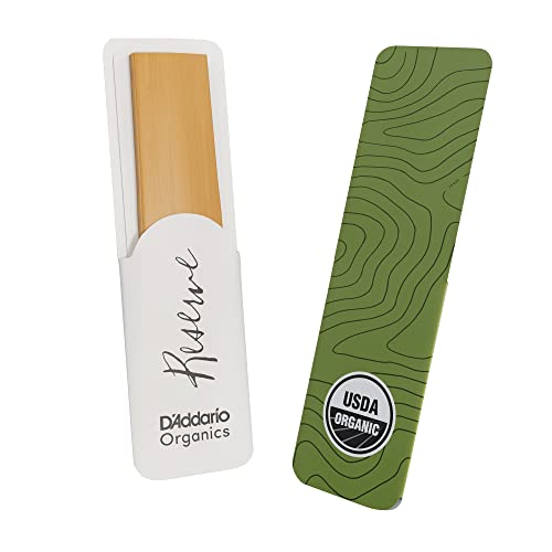 D'addario Organic Reserve Alto Saxophone Reeds - Sax Reeds - The First & Only Organic Reed - 3.0 Strength, 10 Pack #TOP4