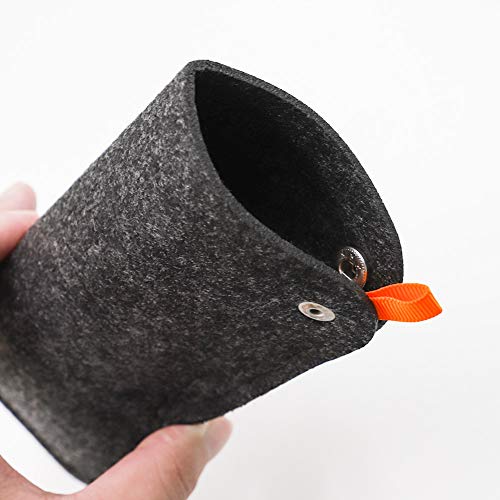 Image of Eyeglasses Bag Original Design Portable Soft Felt Slip In Pouch Case for Sunglasses