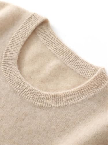 Men's Round Neck Casual Pullover Merino Wool Soft Warm Casual Bottoming Top2
