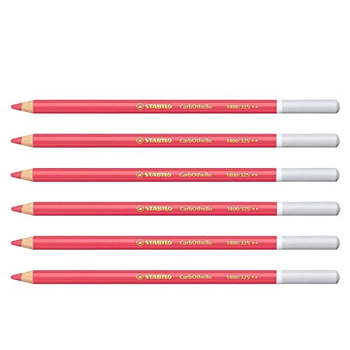 STABILO CarbOthello carmin crayons fusain pastel pour dessiner sans bavure