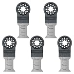 5 x SabreCut SCFN35B_5 35mm x 40mm Bimetal (BIM) Long Life 18 TPI Multi Tool Blades Compatible with Bosch Fein Starlock/Starlock Plus and Starlock Max Multi Tool Fitting System and Accessories