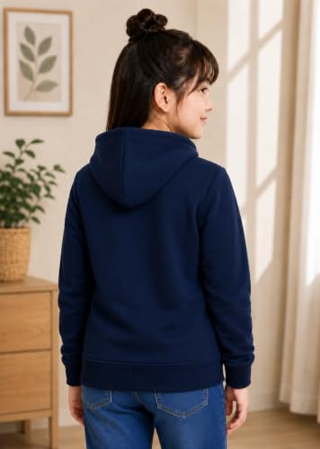 Image of ADBUCKS Girl's Cotton Hooded Sweatshirt
