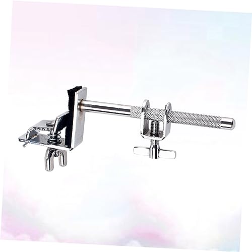 Soporte Clamp Montado para Bombo con Campana de Metal ibasenice de Posicionamiento Óptimo Acabado Plateado miniatura 4