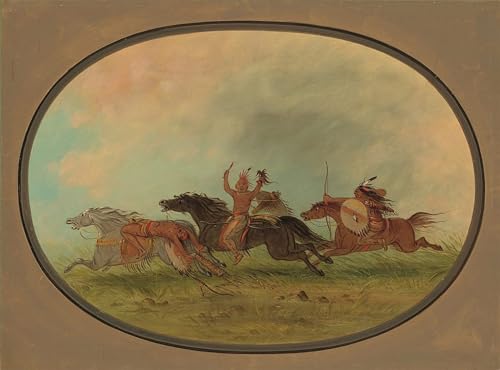 Cuadros sobre lienzo de George Catlin para decorar el dormitorio con arte histórico de 60x90cm