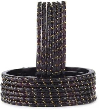 Rain Drop Glass Bangles Set For Women And Girls Pack of 12(Size 2.10 And 2.12 Avaiables)