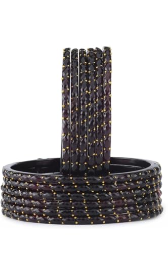 Rain Drop Glass Bangles Set For Women And Girls Pack of 12(Size 2.10 And 2.12 Avaiables)