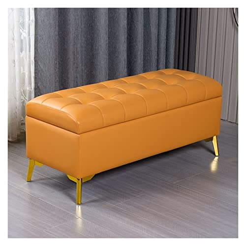 Pouf de rangement pliable anti-feu beige pour optimiser les petits espaces