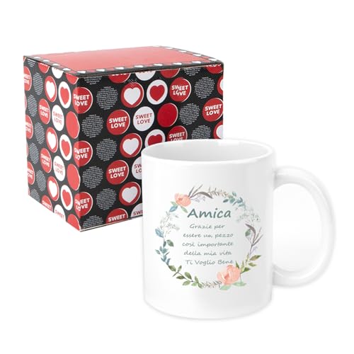 JoyrnalK Regalo per Amica Speciale - Tazza Friends, Originale per Compleanno o Natale