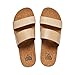 Reef Cushion Vista Hi Womens Platform Fashion Sandal, Arch Support, Ultra Soft Cushion Footbed, Oasis Duo, 5