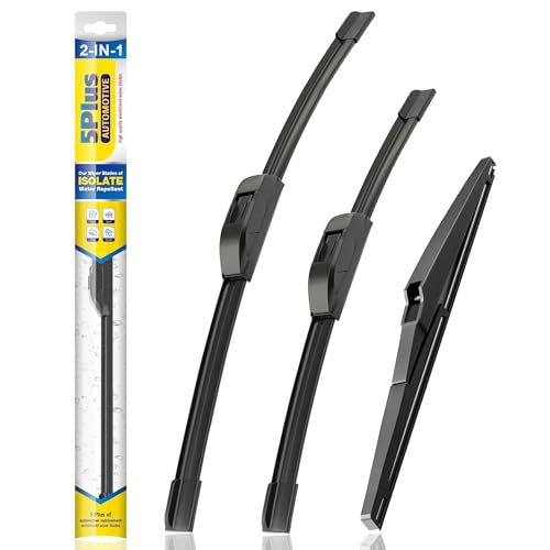5 PLUS Silicone Windshield Wipers Fits Jeep Cherokee 2023-2014 (3 PACK) by 5 PLUS - Used condition - US$22.09