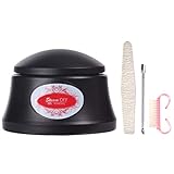 Gel Nail Polish Acrylic Steamer Remover Portable Nail Resurrection Harmless Machine Nail Art Tools BLUETOP (electric,black)