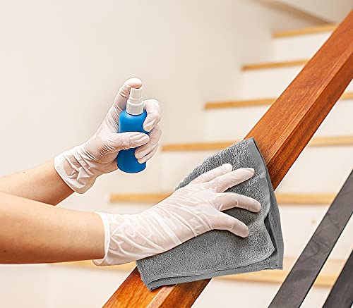 Utopia Towels Kitchen Bar Mops, Pack of 12, 16 by 19 Inches, 100% Cotton Super Absorbent Grey Towels, Multi-Purpose Cleaning Towels for Home and Kitchen Bars