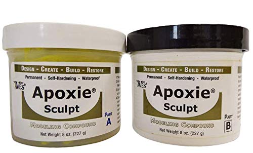 Aves Apoxie Sculpt - 2 Part Modeling Compound (A & B) - 1 Pound, Yellow