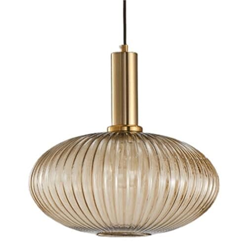 Suspension en verre et métal rétro : un luminaire haut de gamme pour votre intérieur
