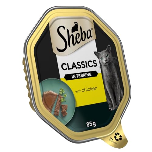 Sheba Classics Cat Food Tray with Chicken in Terrine 2x11x85g - Image 3