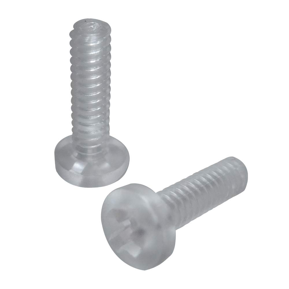 Akust #6-32 x 1/2" Nylon Screw Phillips Pan Head Screw 20pcs