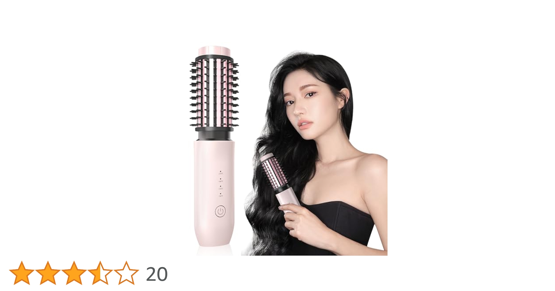 Laplina ブラシヘアアイロン ピンク/ゴールド定価13999円 Laplina ブラシヘアアイロン ピンク/ゴールド定価13999円 smile