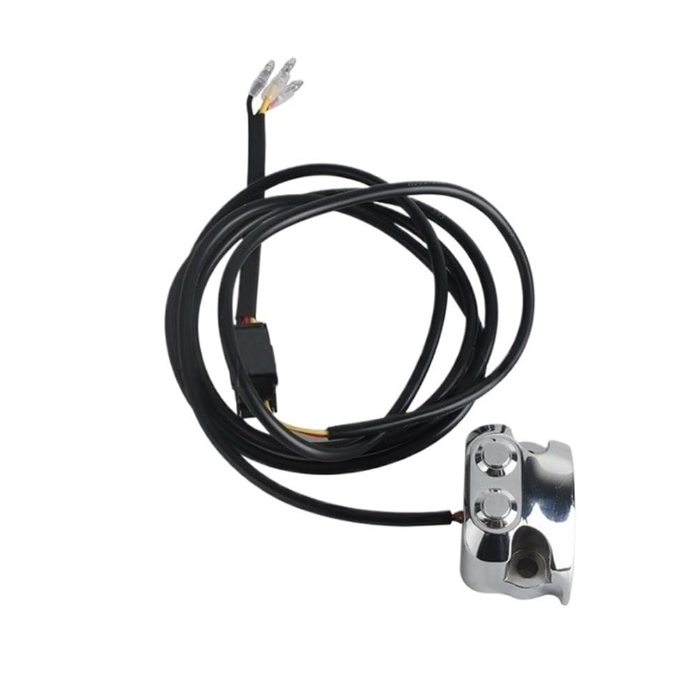Commutateur Bouton Guidon Moto Interrupteur De Guidon Moto 25 Mm, 2 Boutons, Contrôleur Suspension Pneumatique, 3 Fils, pour Dyna, pour Sportster, V-Rod, pour Aero, pour Aero-A, XL883