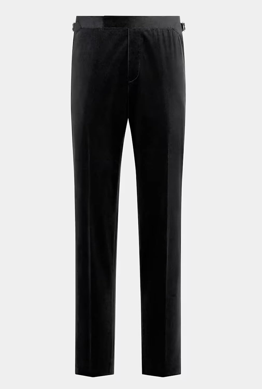VENNYNG Men's Dress Pants Elastic Waist Velvet Tuxedo Trousers for Fall Winter Wedding Casual Wear