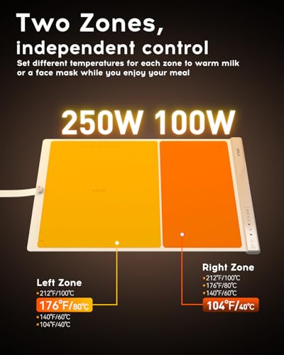 Tapis chauffant électrique portable Hot Logic pour maintien au chaud de buffet - 5