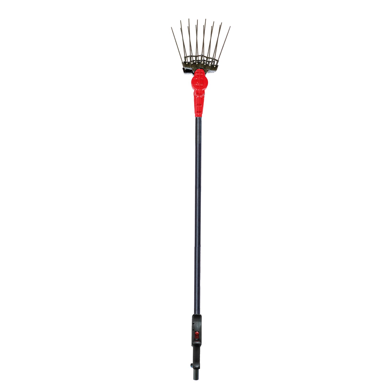 Aima Tandem Abbacchiatore Elettrico per Olive, 12V, 700W, Asta Telescopica 185-275 cm, Doppio Pettine, Con 2 Batterie 21V 5,2 AH incluse