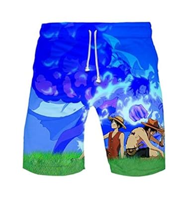 WANHONGYUE Anime One Piece Monkey D Luffy Shorts de Playa Hombre 3D Imprimir Pantalones Corto Beach Board Shorts 1108/7 L | Ya disponible en tu tienda friki favorita! En mundofriki.es! WANHONGYUE Anime One Piece Monkey D Luffy Shorts de Playa Hombre 3D Imprimir Pantalones Corto Beach Board Shorts 1108/7 L | Ya disponible en tu tienda friki favorita! En mundofriki.es!