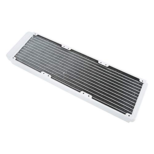 Radiador de cobre de 360mm blanco con refrigeración por agua de alto rendimiento para PC