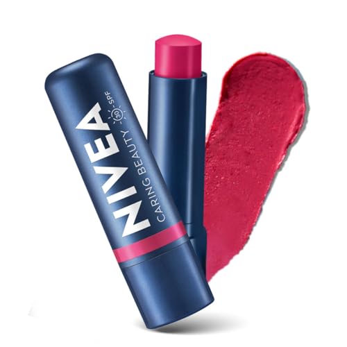 NIVEA Lip Caring Beauty Pink Lip Balm | Lip & Cheek Tint with SPF...