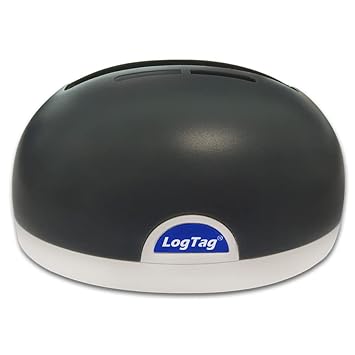 LogTag LTI-HID, LogTag Desktop USB Interface Cradle for All LogTag 3-pin Data Loggers, Includes USB Connection Lead, Charcoal/Grey