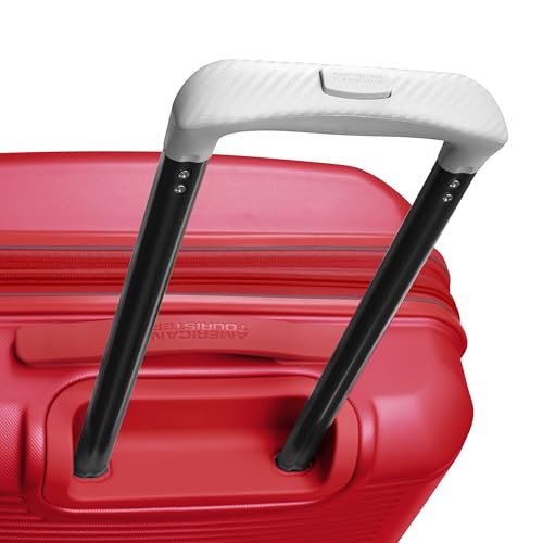 Image of American Tourister Stratum 2.0 Hardside Expandable Luggage with Spinners | Red | 3PC (CO /MED /LG)