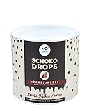 NO SUGAR SUGAR Schokodrops Zartbitter Schokolade mit 80% Kakao Anteil (250g) Hergestellt in Belgien ohne Zuckerzusatz, gesüßt mit Erythrit und Stevia