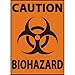 Zing Green Products 20055A, Safety Sign,"Caution Biohazard", Aluminum (Pack of 9 pcs)