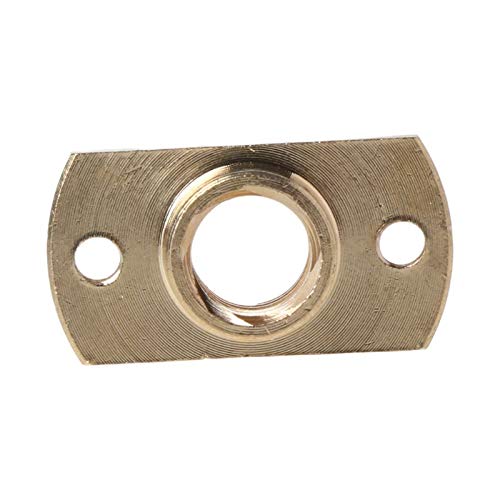 Lysee 3D Printer Parts & Accessories - T8 nut Pitch 2mm Lead 8mm Brass T8x8mm Flange Lead Screw Nut for c.c Parts Dropship