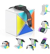 Wireless Charge Station 4 in 1 Magnetic Wireless Charger for Apple Multiple Devices 20W Foldable ...