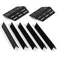 Jakivew Grill Replacement Parts for Weber Genesis 300 Series – Fits E310/S310 Front-Control – 5-Pack 17.5" Flavorizer Bars (Part #7621) & 2-Pack Heat Deflectors (Part #7622)