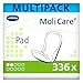 Price comparison product image MoliCare Pad, Incontinence Pad for Women and Men with Bladder Weakness, 2 Drops, 12 Packs of 28 (336 Pieces)